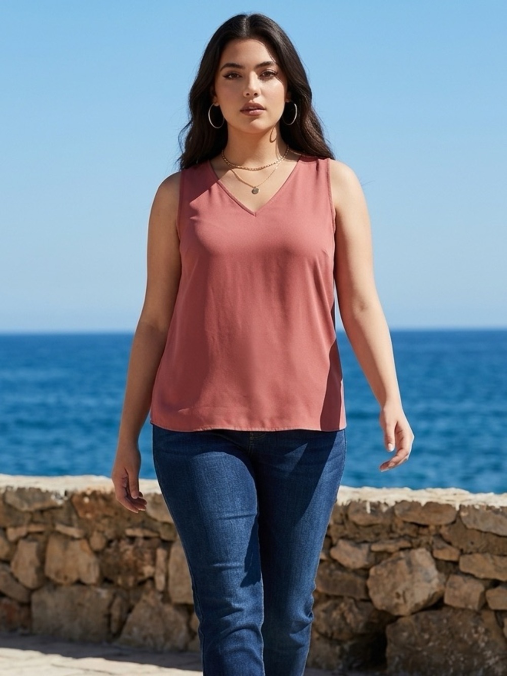 NWT Nine West Tank with Lining - Size 5XL